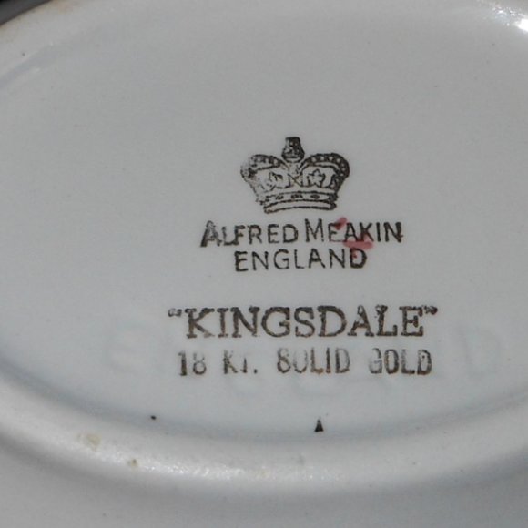 Vintage Gravy boat with underplate. Alfred Meakin UK Kingsdale - Picture 6 of 6